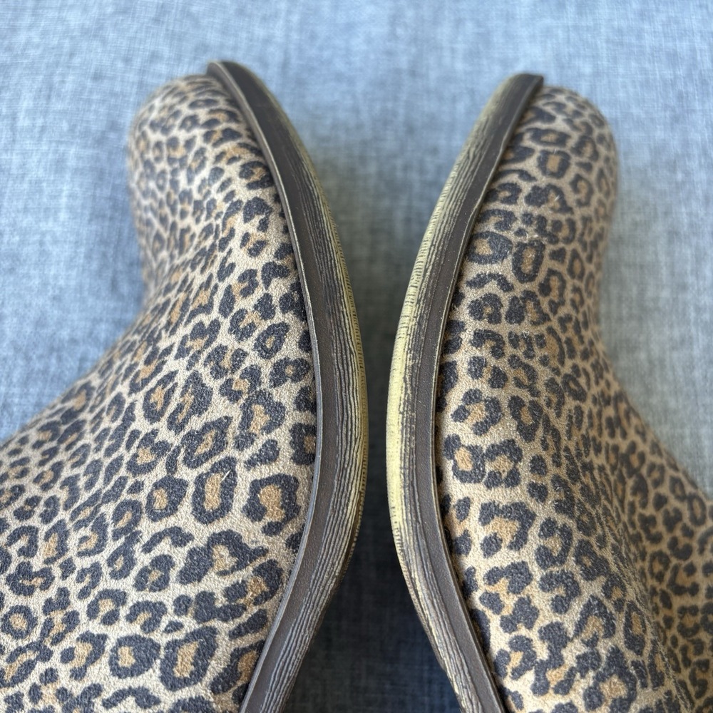 Lucky Brand BALEY 2 Women Size 8M Leopard Leather Boots Ankle Bootie - Picture 12 of 12